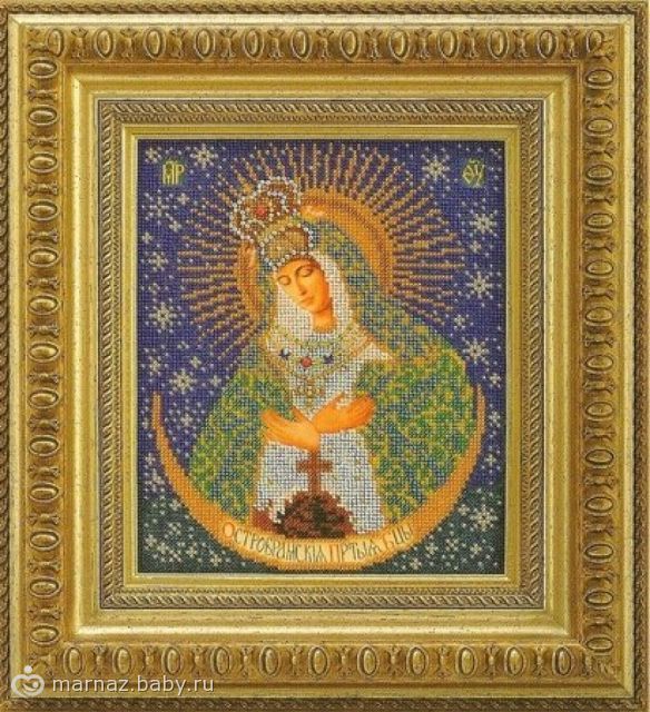 икона остробрамская вышивка бисером - Нужные схемы и описания для всех.